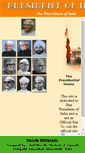 Mobile Screenshot of pastpresidentsofindia.indiapress.org